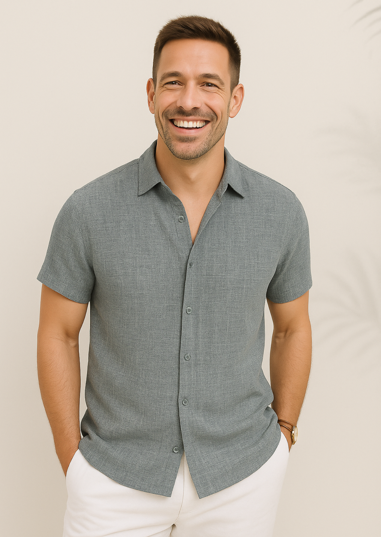 Breathable Summer Polo Shirt for Men