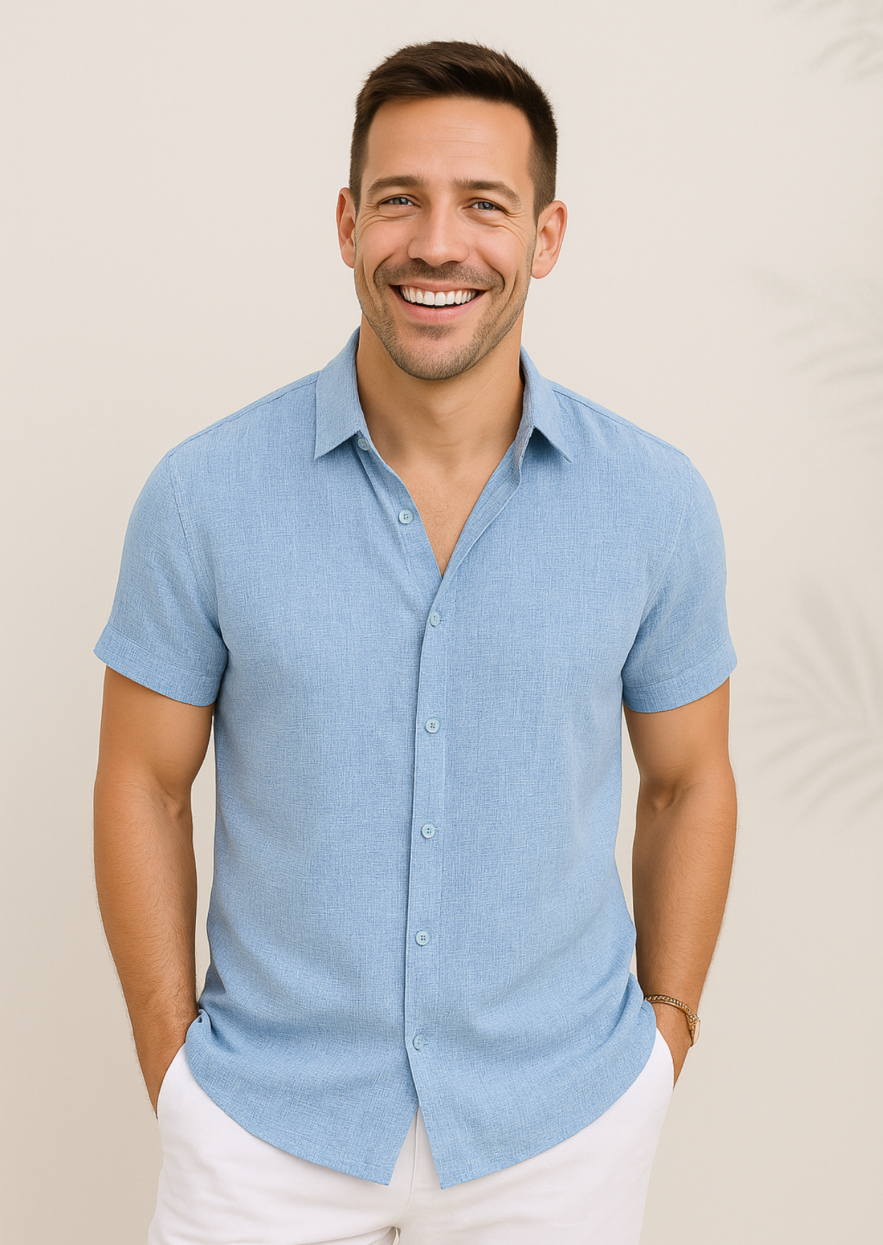 Breathable Summer Polo Shirt for Men