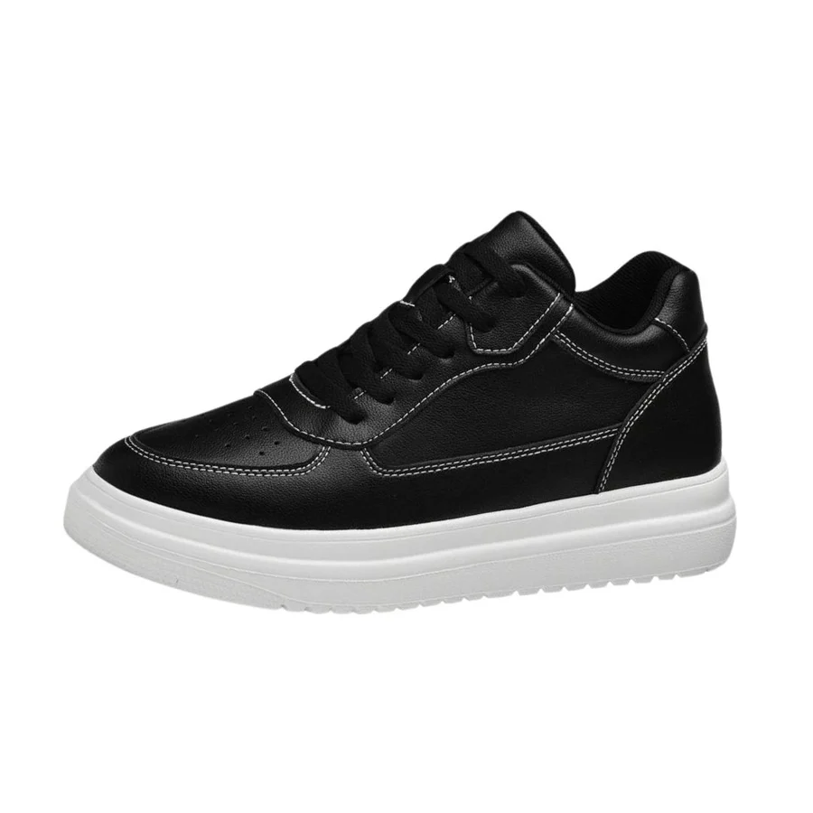 Women's Height-Enhancing Shoes with Elevated Sole and Supportive Design