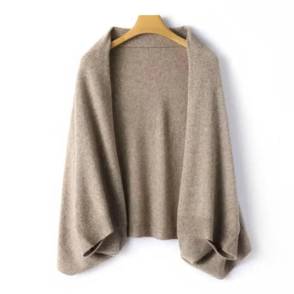 Aurora Soft-Knit Shawl Cardigan