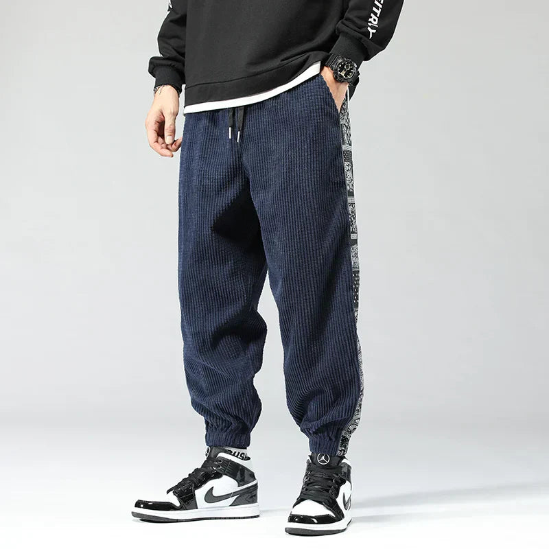 Anthony Mens Casual Jogger Pants With Side Panels By TrendAura Slim Fit Comfort All Day