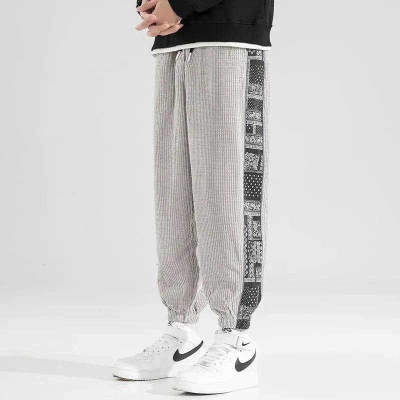 Anthony Mens Casual Jogger Pants With Side Panels By TrendAura Slim Fit Comfort All Day