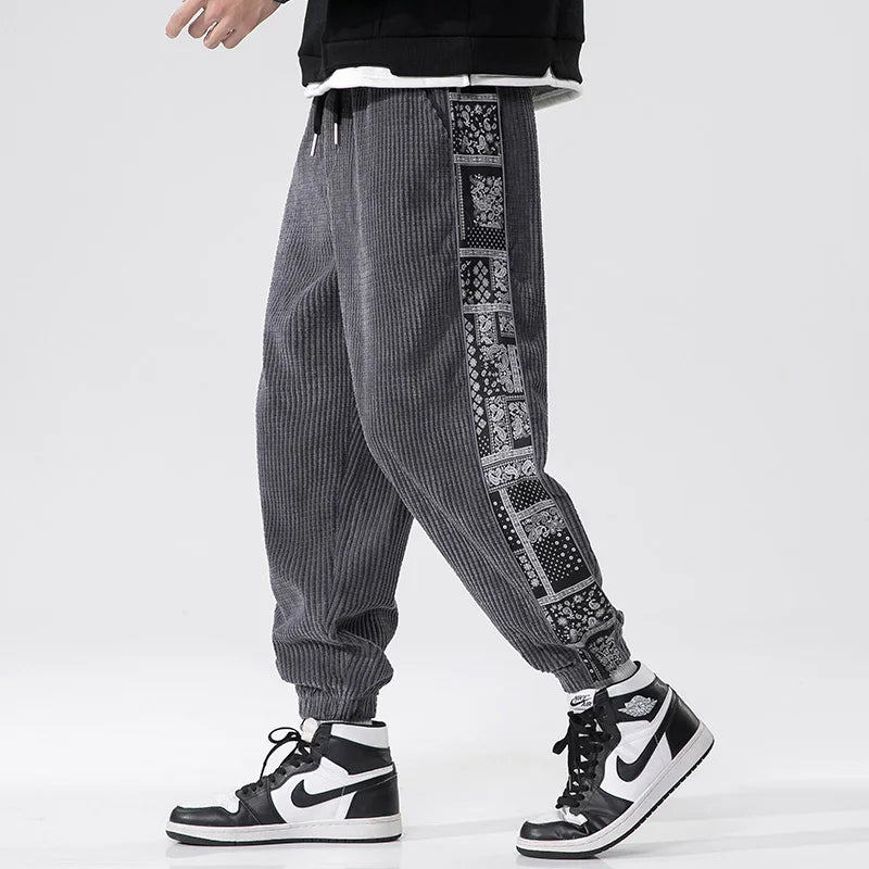 Anthony Mens Casual Jogger Pants With Side Panels By TrendAura Slim Fit Comfort All Day