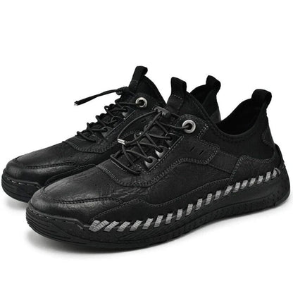 Axel Leather Low-Top Sneakers