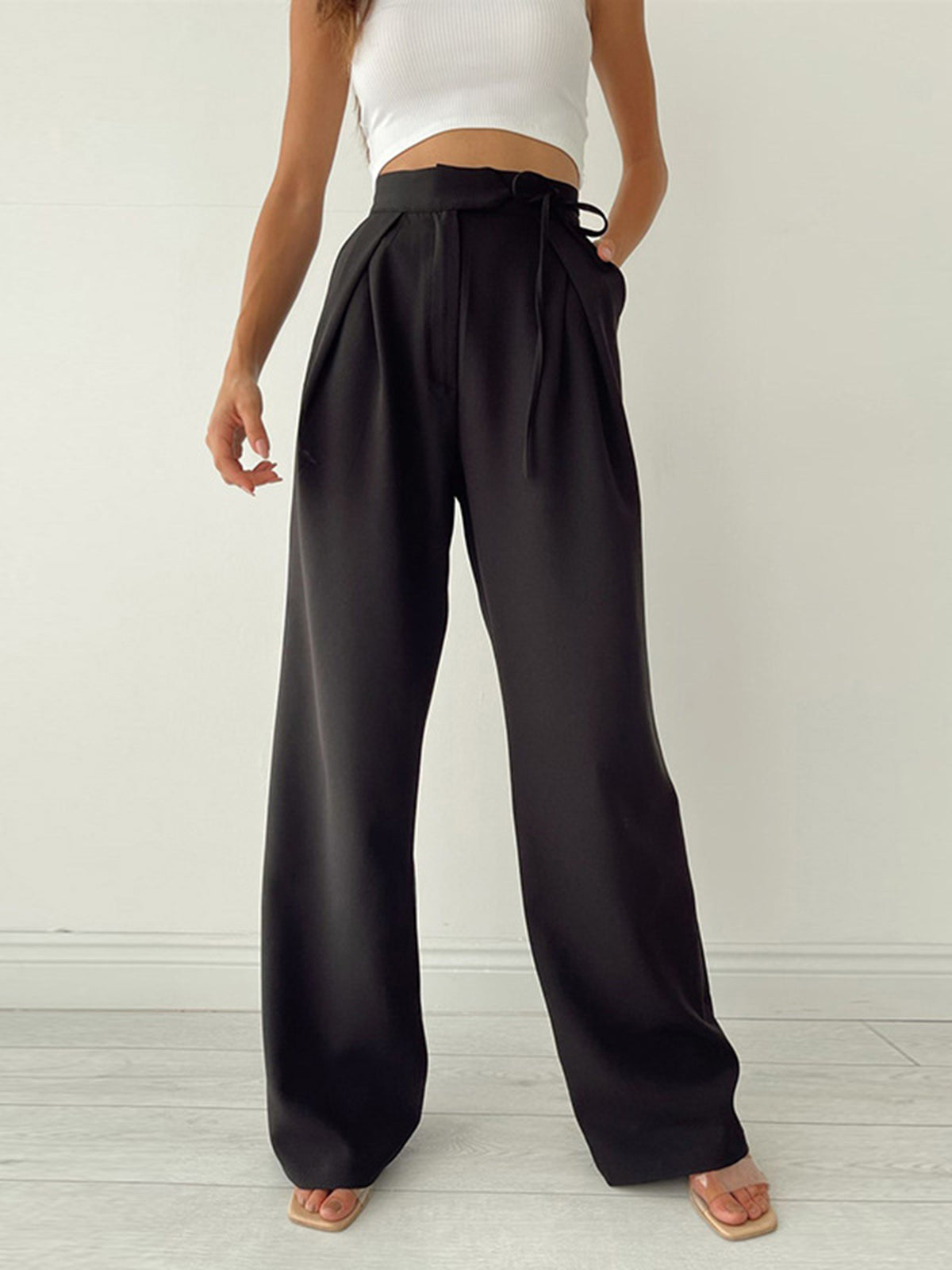 Clara | Elegant High-Waist Palazzo Pants for Women