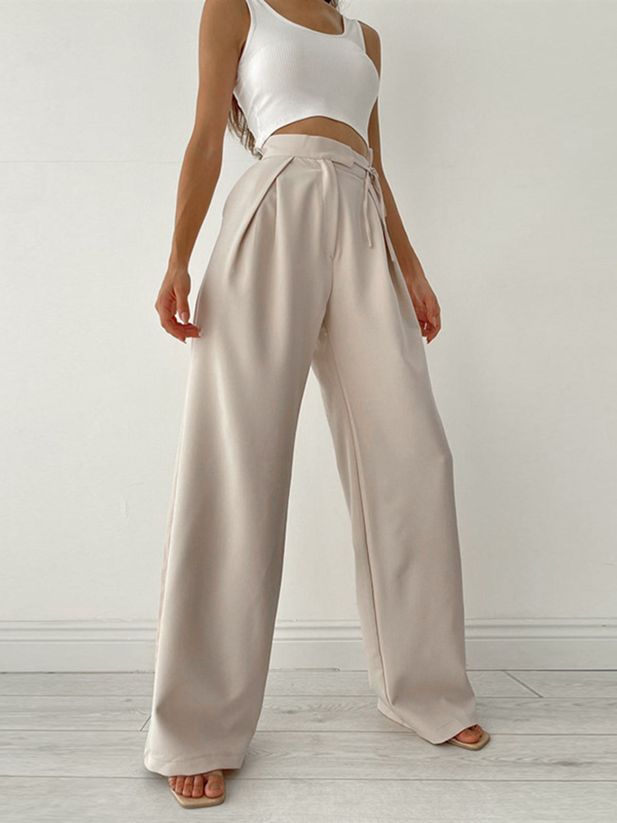 Clara | Elegant High-Waist Palazzo Pants for Women