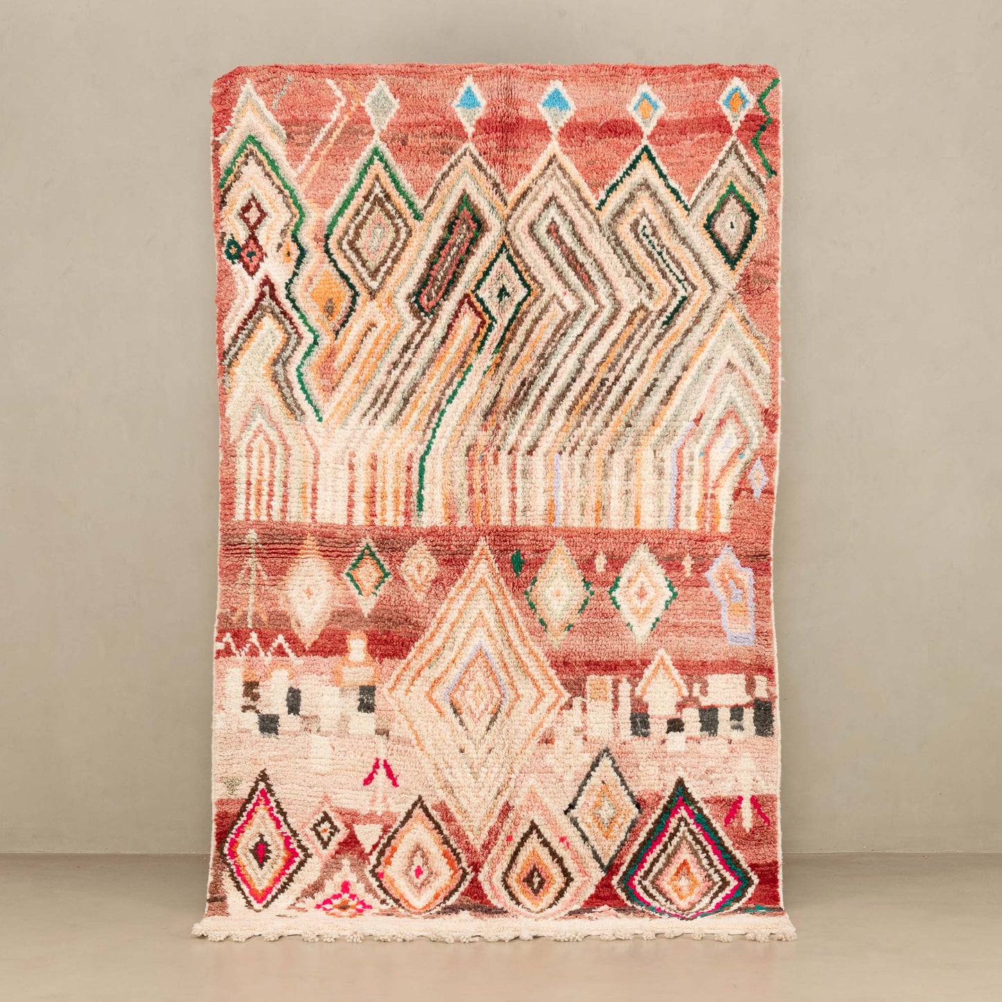 Besma - vintage boujad rug - TrendAura