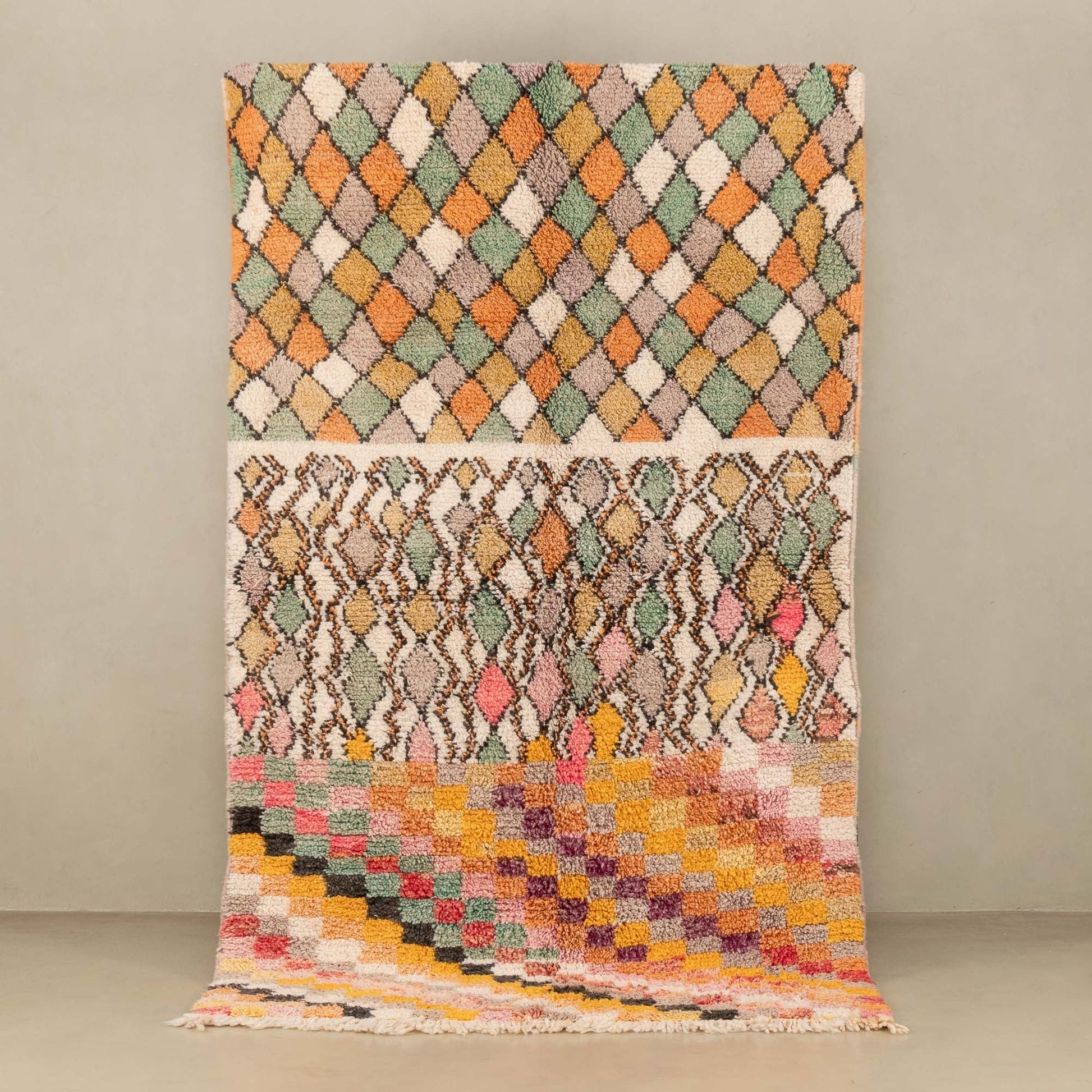 Rihab - vintage boujad rug - TrendAura
