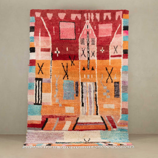 Nadya - vintage boujad rug - TrendAura
