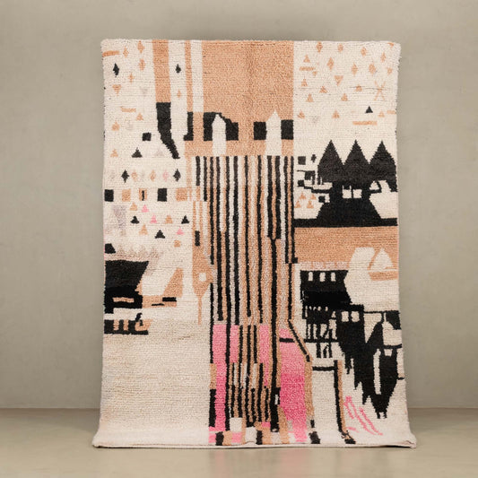 Baouaba - vintage boujad rug - TrendAura
