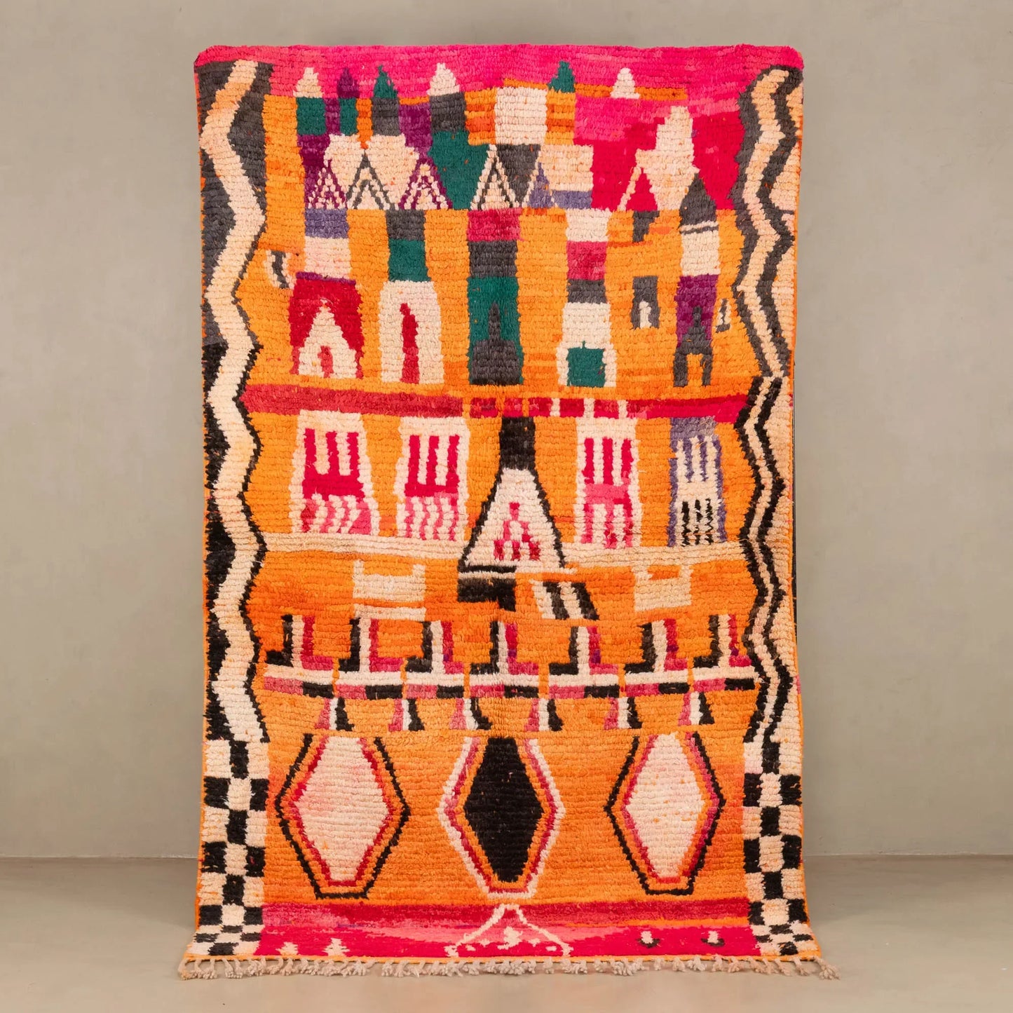Aziz - vintage boujad rug - TrendAura