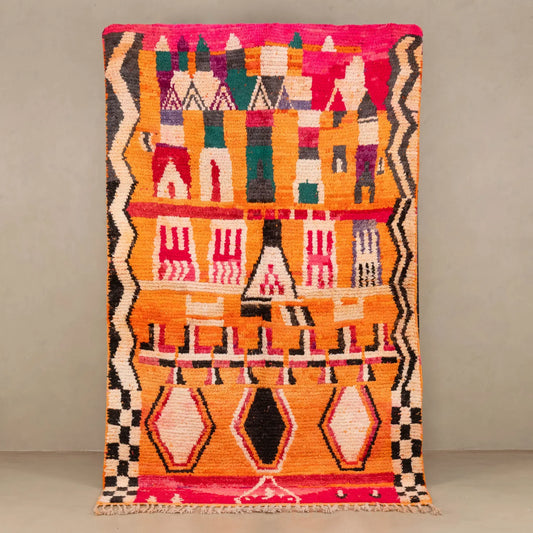 Aziz - vintage boujad rug - TrendAura