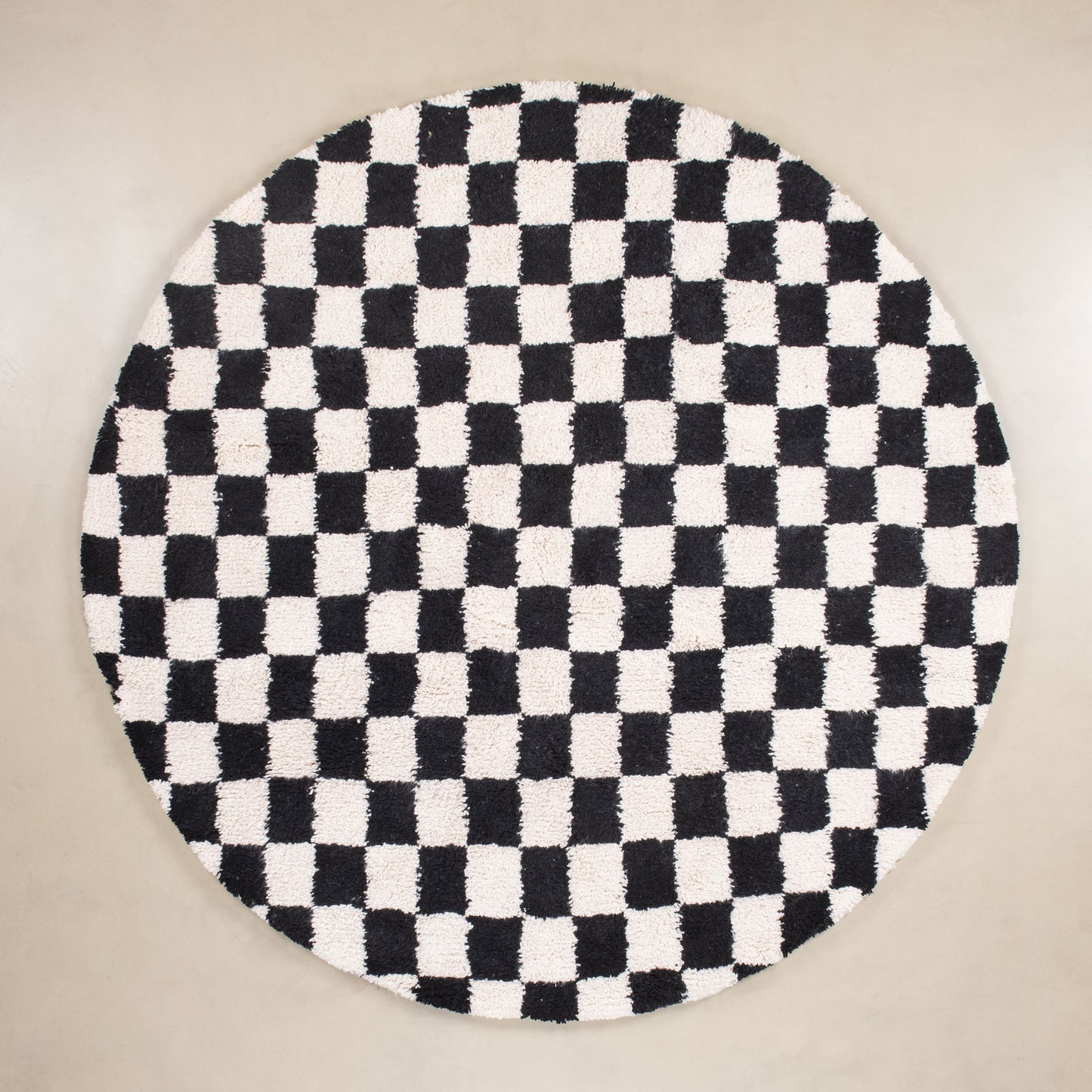 Dama Round - Shag Moroccan rug - TrendAura