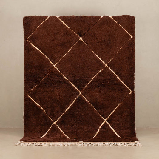 Laya - beni ourain rug - TrendAura