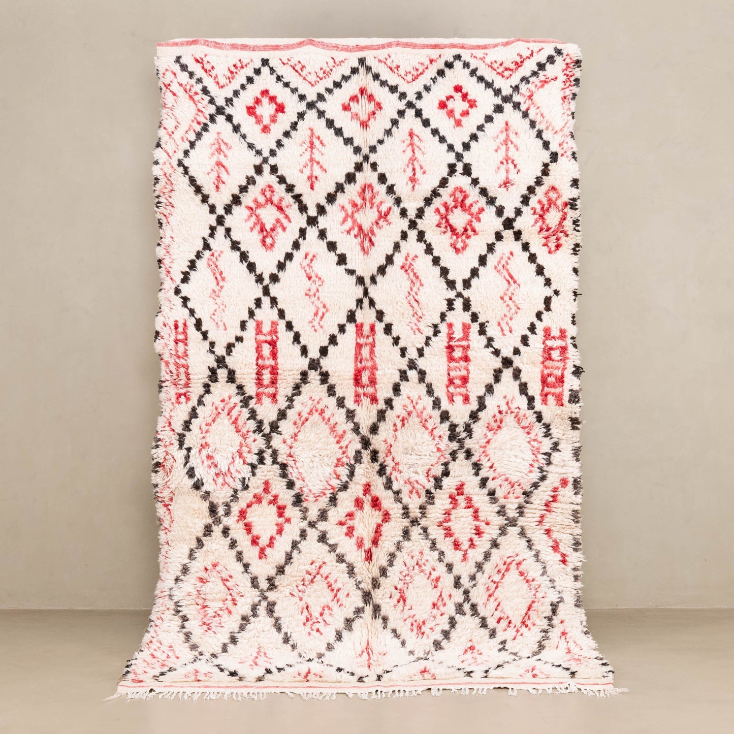 Asmaa - vintage beni ourain rug - TrendAura