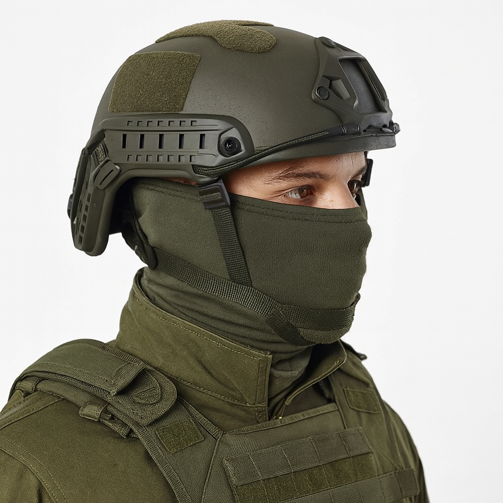 Tactical ballistic kevlar combat helmet
