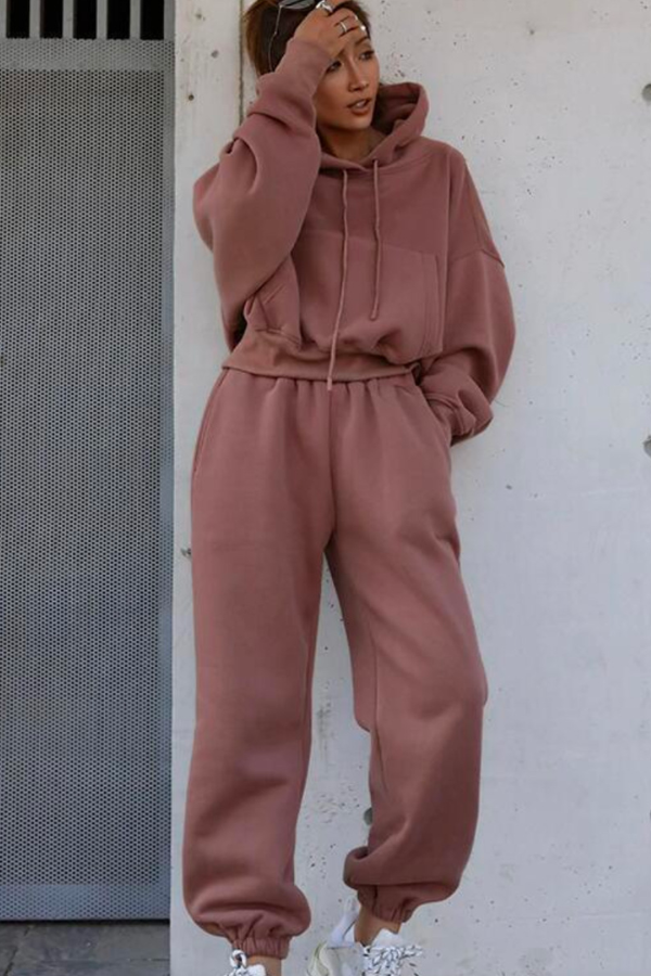 Cotton jogging suit for women in vintage look