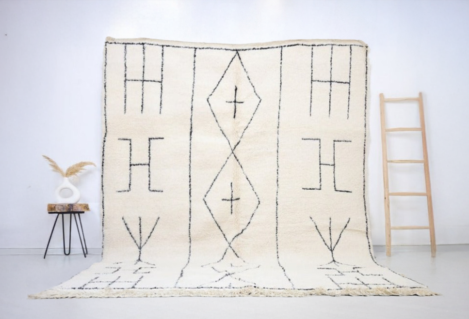 Bayanta Beni Ourain Rug 8'2"x9'5" - TrendAura