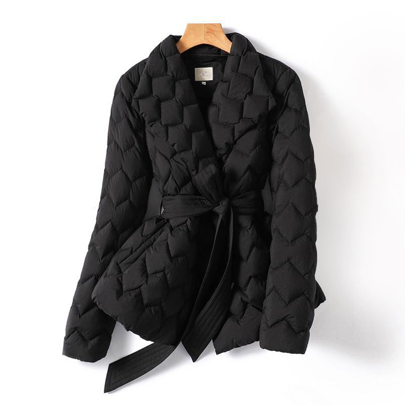 Léa Luxurious Soft Down Jacket for Women Silky Fabric Lightweight Warmth Timeless Winter Outerwear