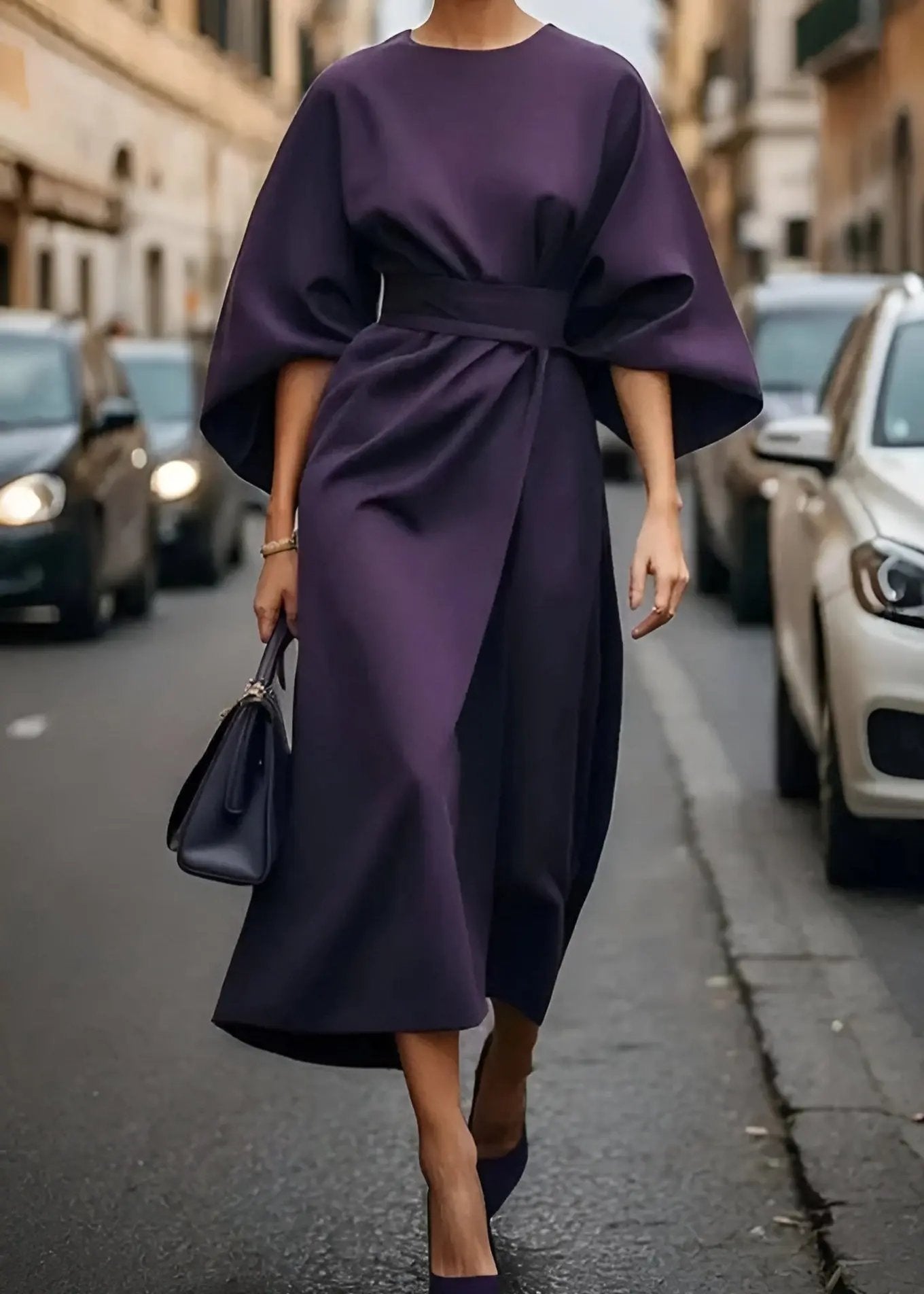 Belted Maxi Dress for Women – Effortless Elegance & Flowy Comfort