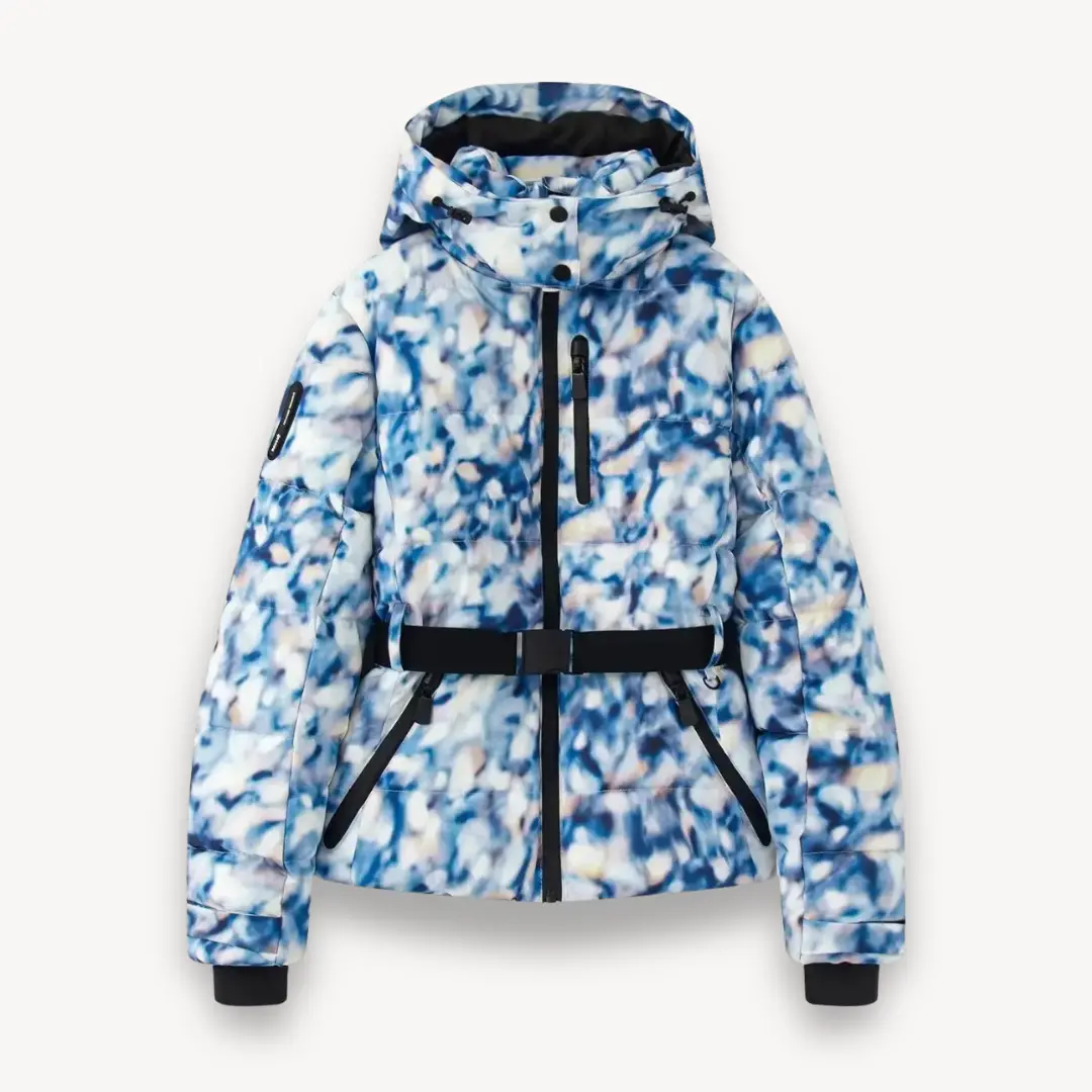 Belted Puffer Jacket for Women – Stylish & Warm