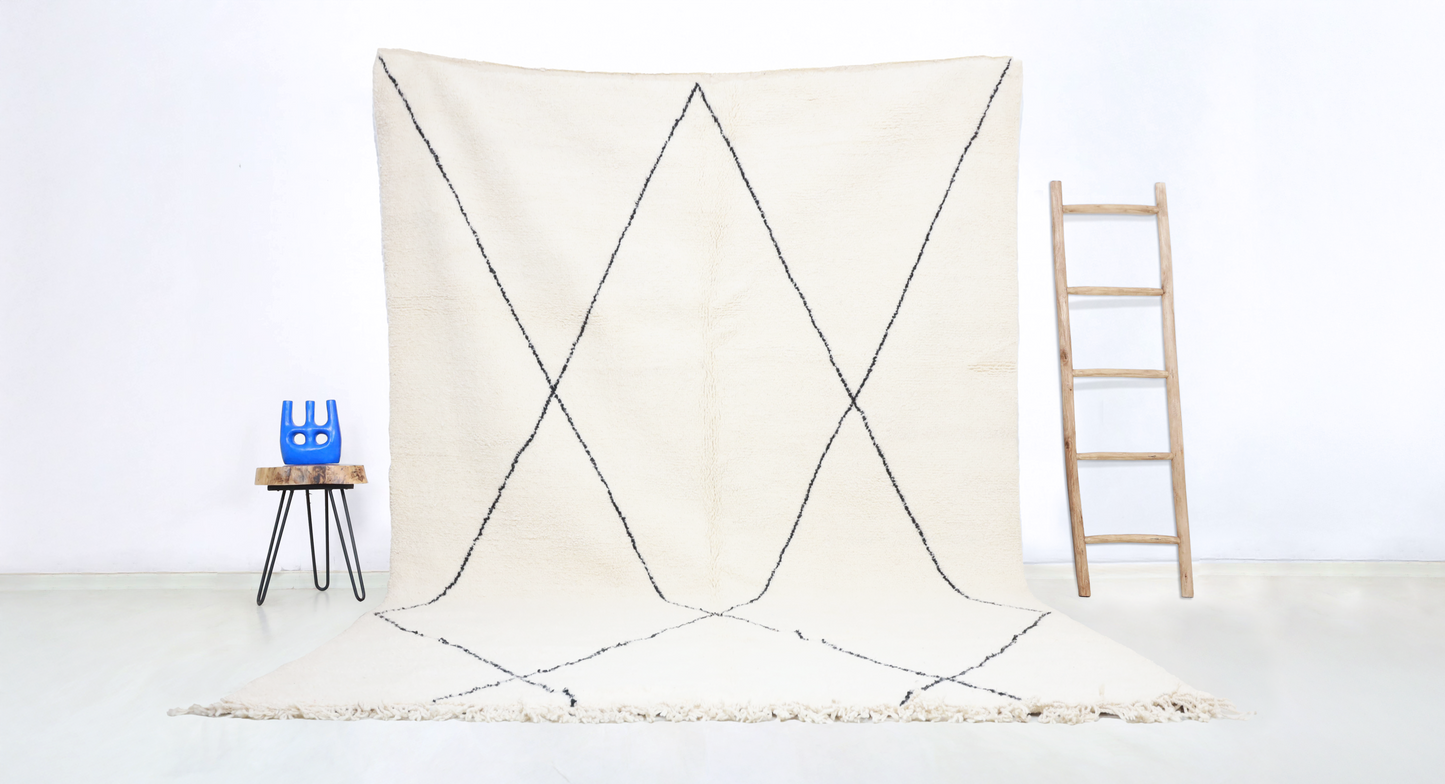 Tizrit  Beni Ourain Rug 8'5" x 11'4" - TrendAura