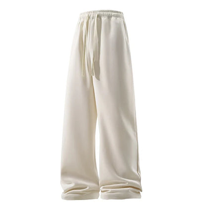 Comfortable men's sweatpants with wide leg