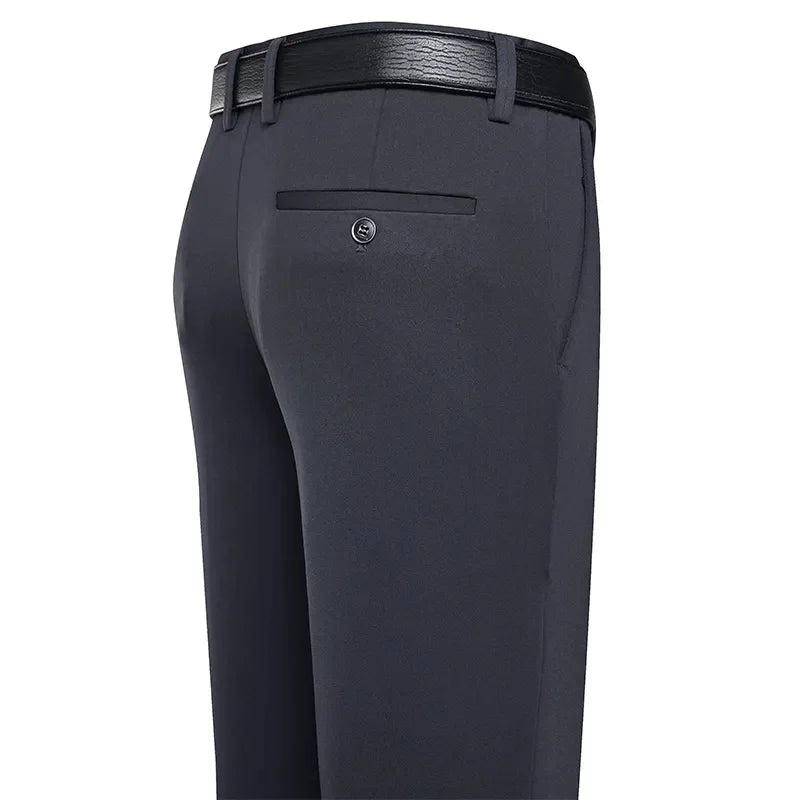 Comfortable men's suit trousers made of stretch