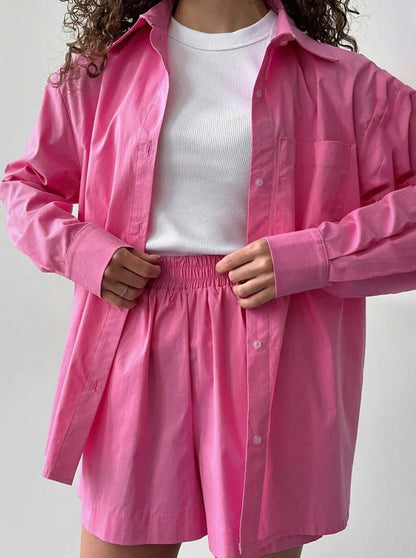 Comfortable Women's Two-Piece Long Sleeve Suit