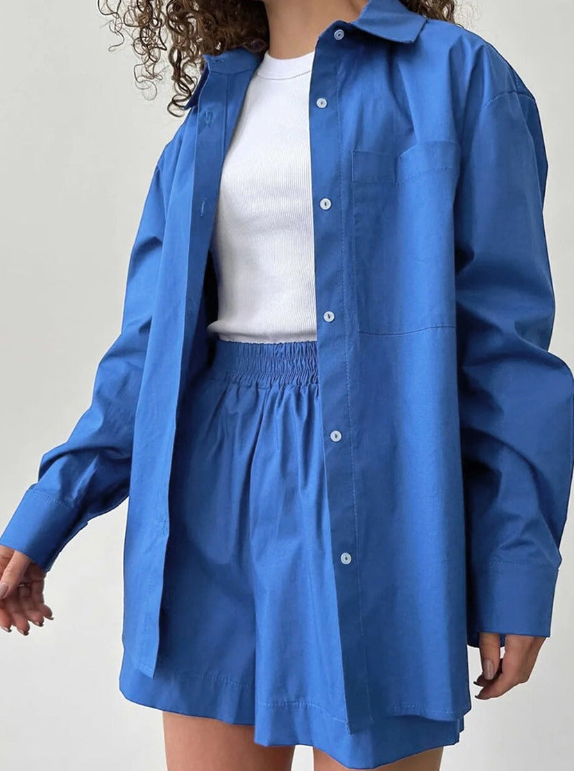 Comfortable Women's Two-Piece Long Sleeve Suit