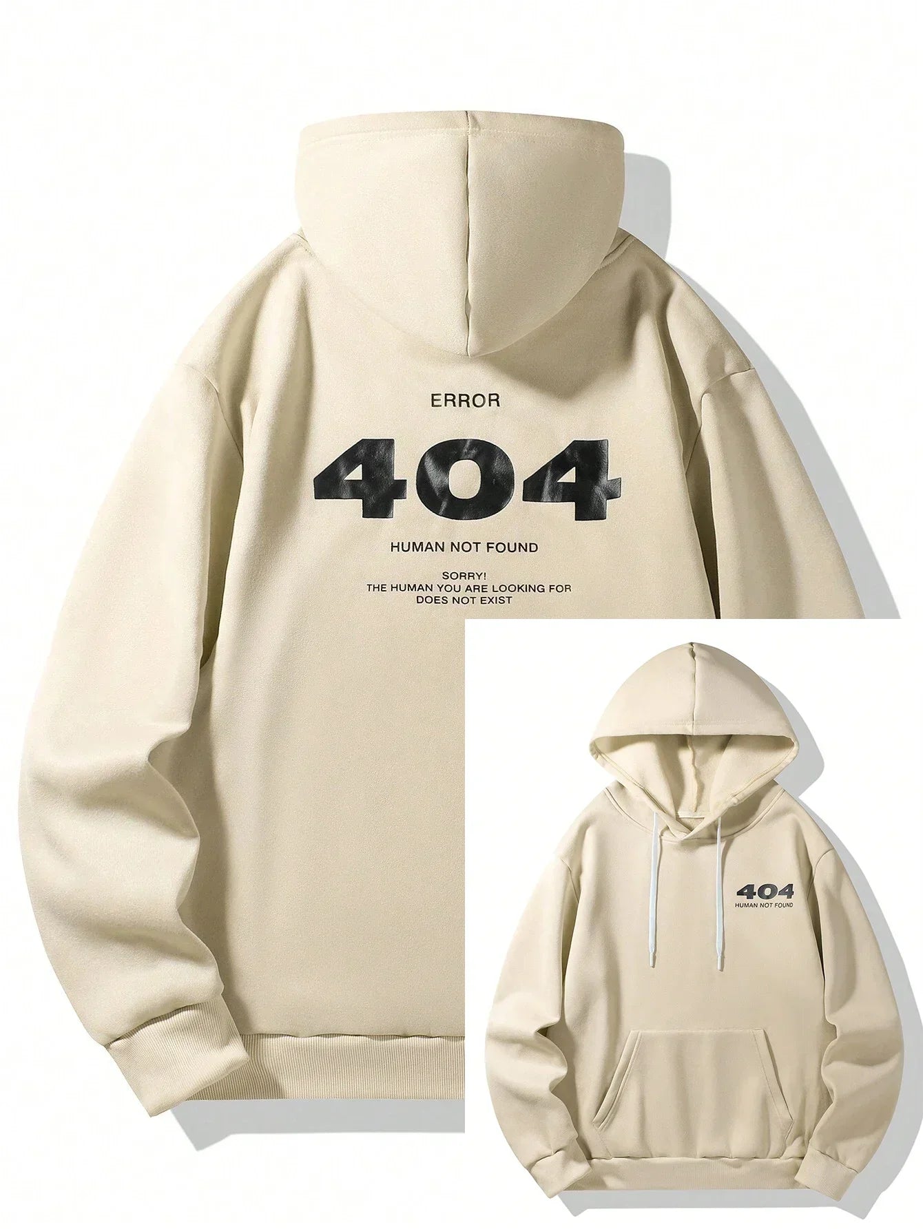 Comfortable men's hoodie with hood