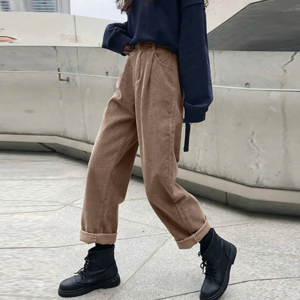 Malia Relaxed Corduroy Leisure Pants For Women With Soft Durable Fabric And Ultimate Everyday Comfort Casual Wear