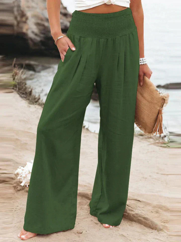 Léa Airy Pants For Women Elegant Breathable Comfort For Work And Weekend Perfect For Travel And Daily Commutes