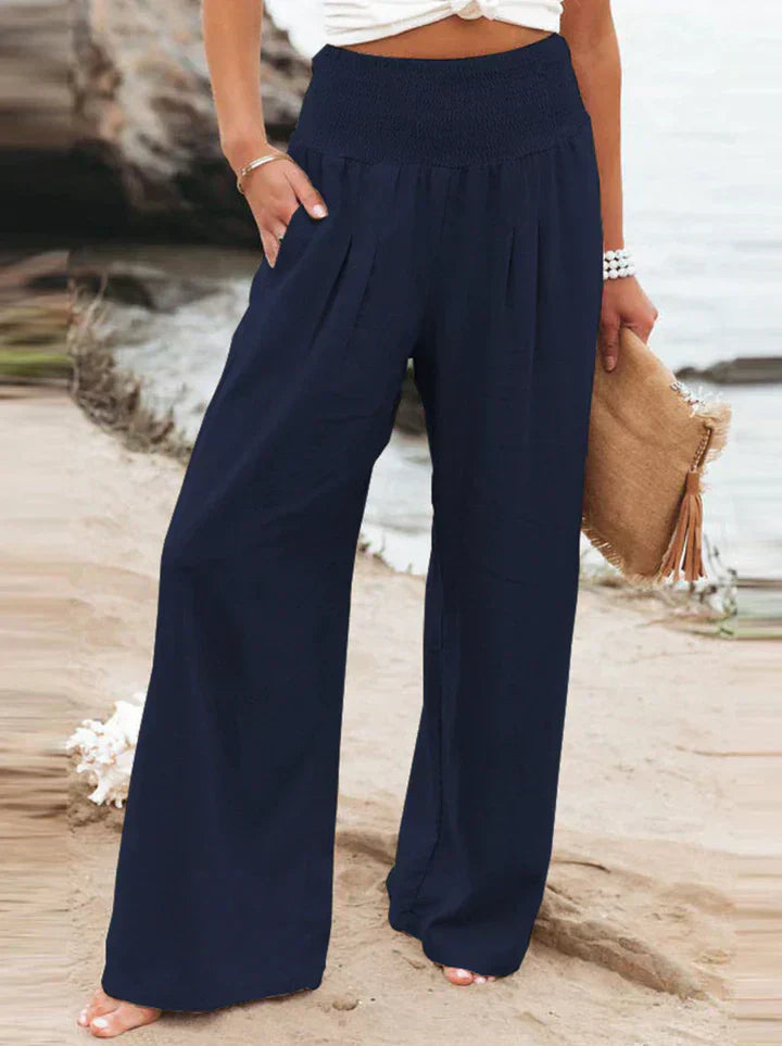 Léa Airy Pants For Women Elegant Breathable Comfort For Work And Weekend Perfect For Travel And Daily Commutes