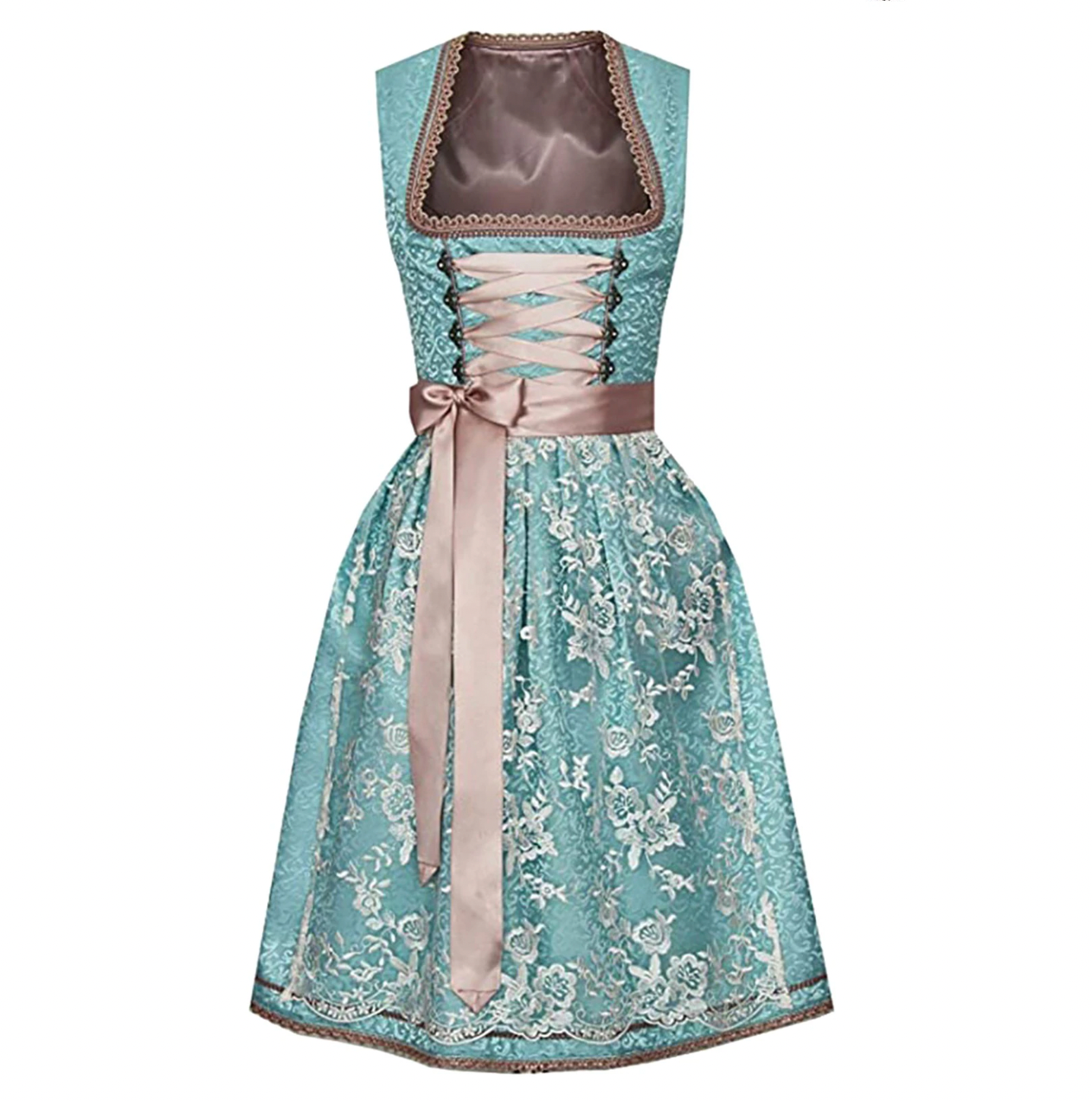 Eloura-Moda | Unique women's dirndl with apron Perfect for Oktoberfest
