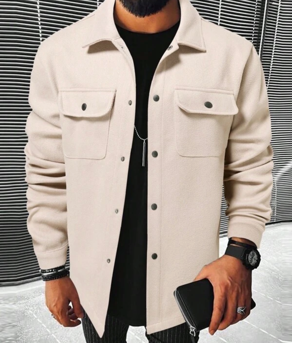 Josiah Men's Lightweight Spring Jacket With Soft Fabric And Relaxed Fit For All Seasons