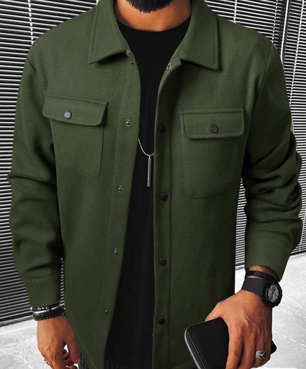 Josiah Men's Lightweight Spring Jacket With Soft Fabric And Relaxed Fit For All Seasons