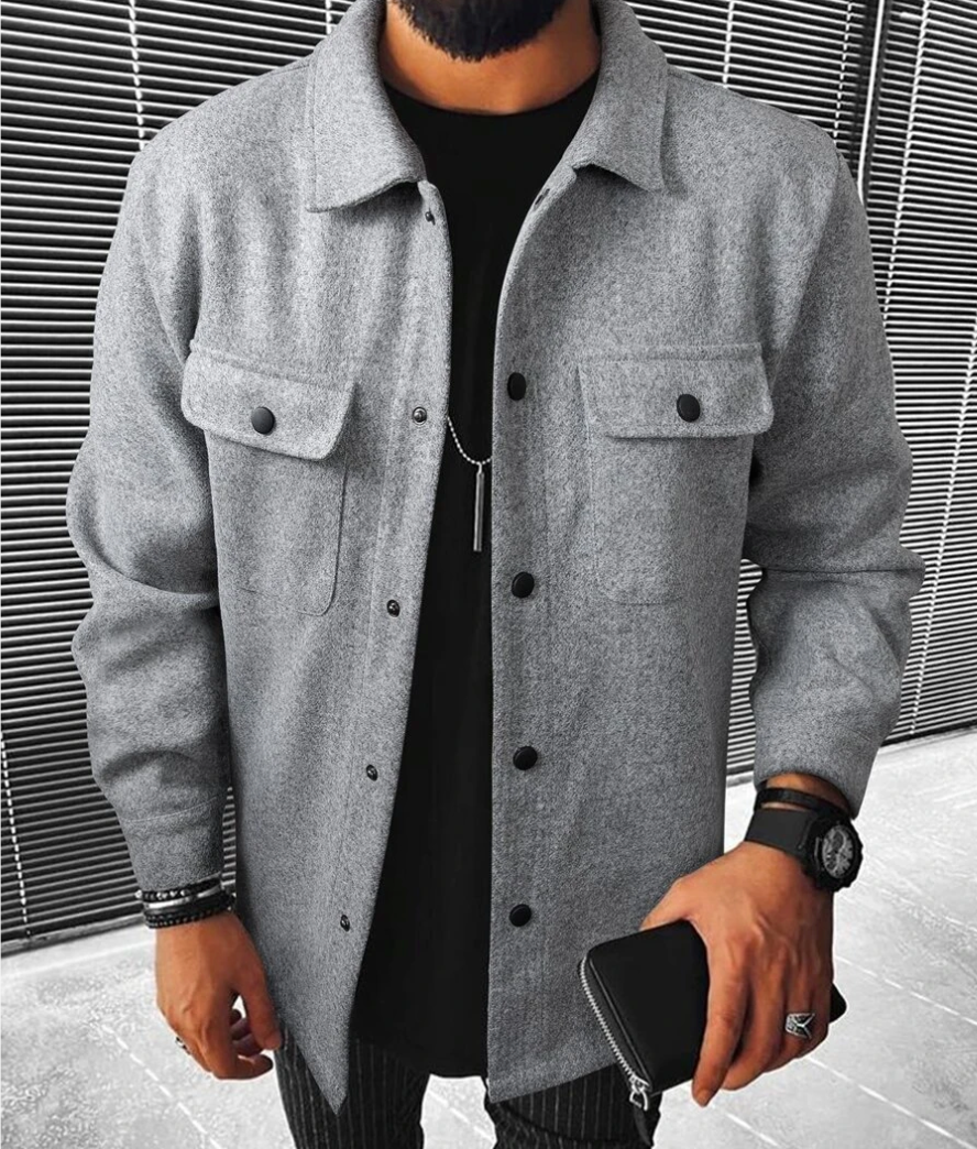 Josiah Men's Lightweight Spring Jacket With Soft Fabric And Relaxed Fit For All Seasons