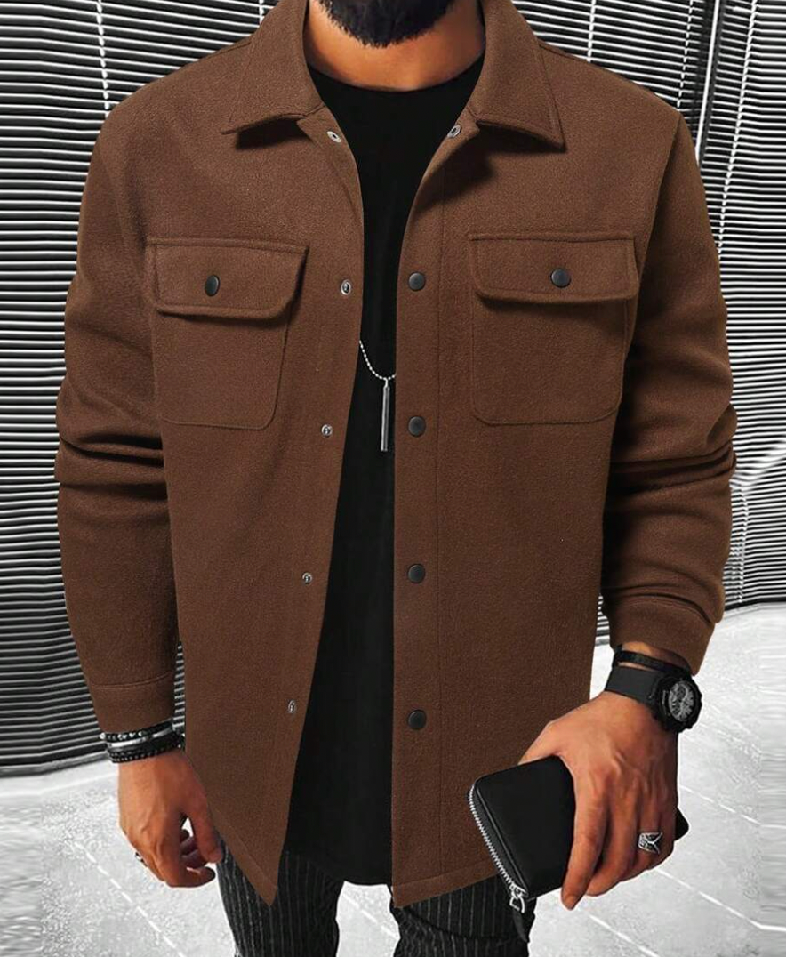 Josiah Men's Lightweight Spring Jacket With Soft Fabric And Relaxed Fit For All Seasons
