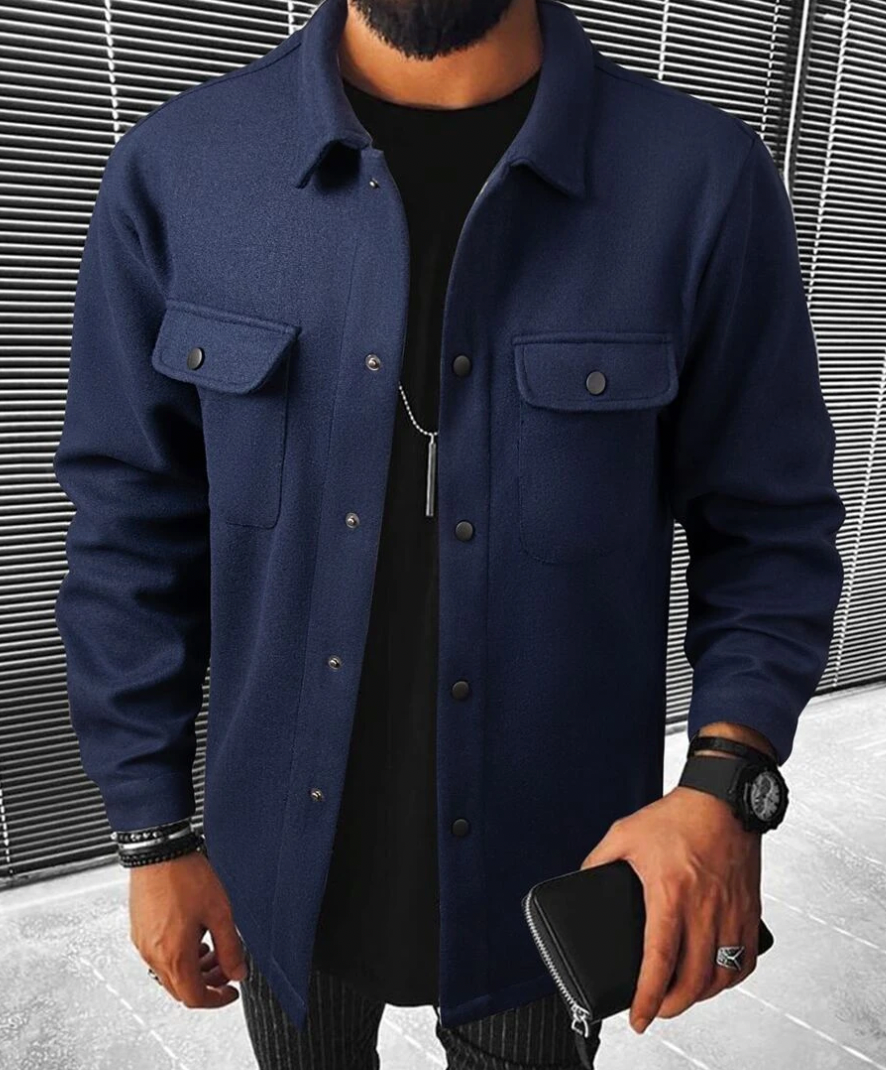 Josiah Men's Lightweight Spring Jacket With Soft Fabric And Relaxed Fit For All Seasons