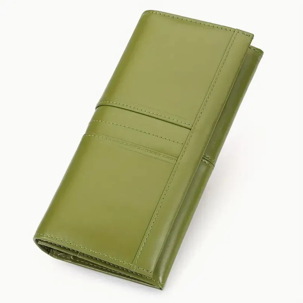 TrendAura Lynn Wallet - Vegan Leather Slim Cardholder With Multiple Card Slots For Everyday Use