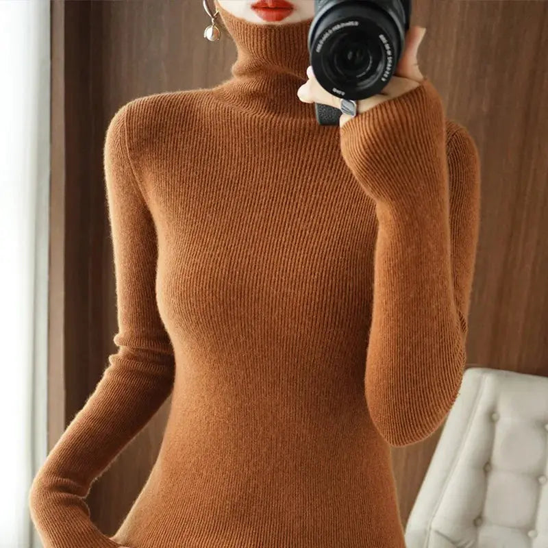 Modern Turtleneck Sweater for Women – Cozy & Effortlessly Stylish