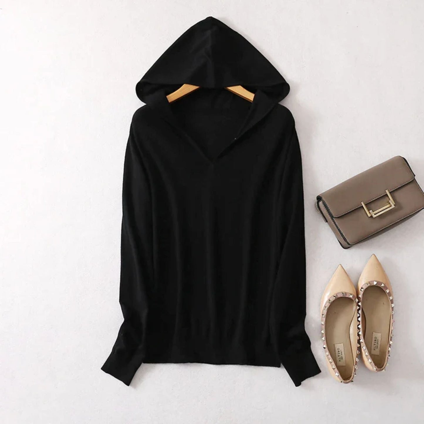Gabrielle Classic Cashmere Hoodie