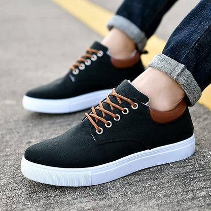 Max Men's White Sneakers for All Day Comfort and Sharp Style, Everyday Casual and Office Ready