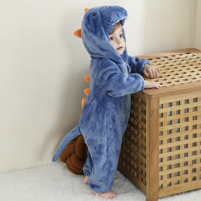 JungleBuddies Baby Onesies Adorable Hooded Animal Outfits Soft Breathable Comfort For Toddlers