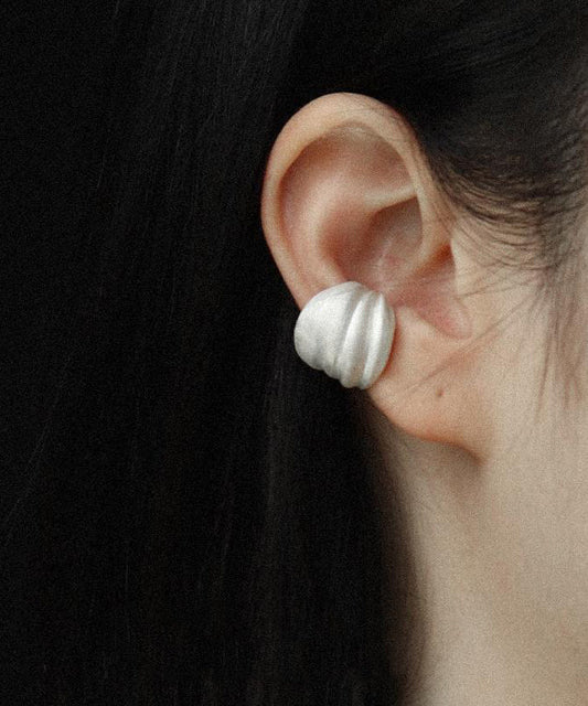Boucles d'oreilles créoles bohèmes en argent sterling blanc - TrendAura