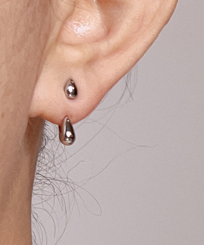 Boucles d'oreilles à tige en argent sterling style bohème en forme de goutte d'eau - TrendAura