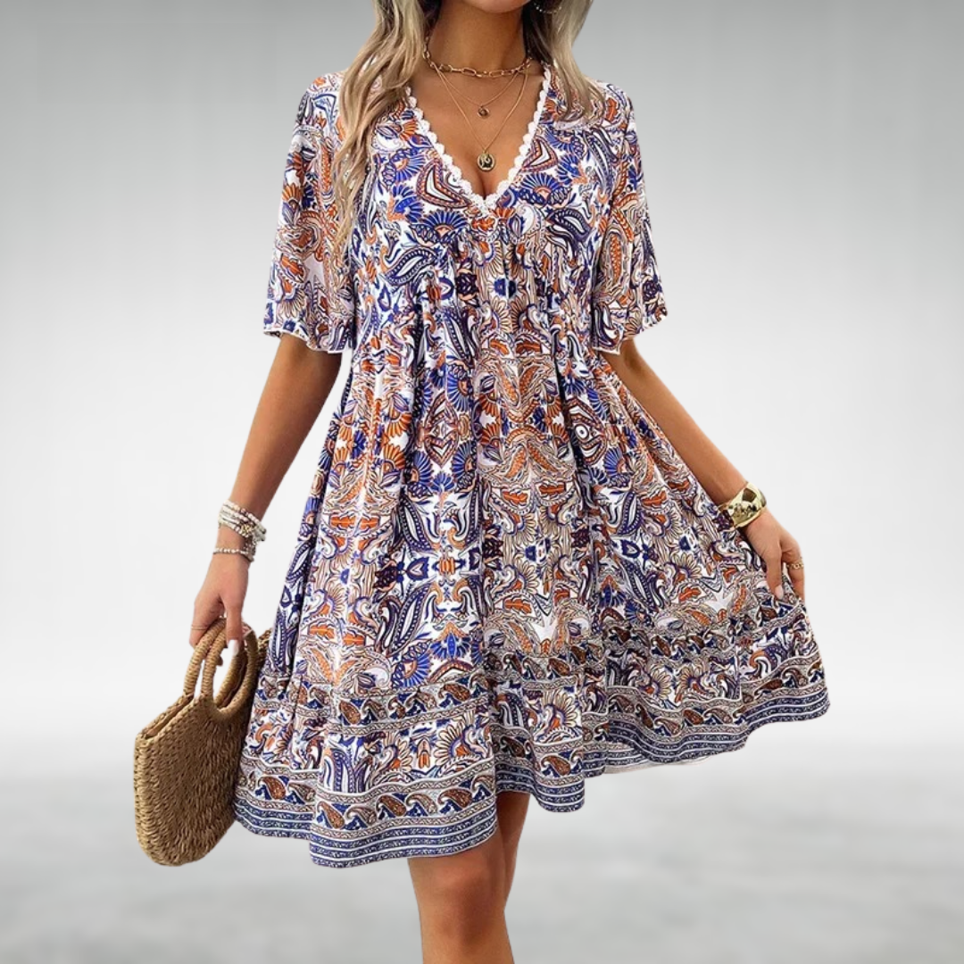 Boho Swing Dress for Women