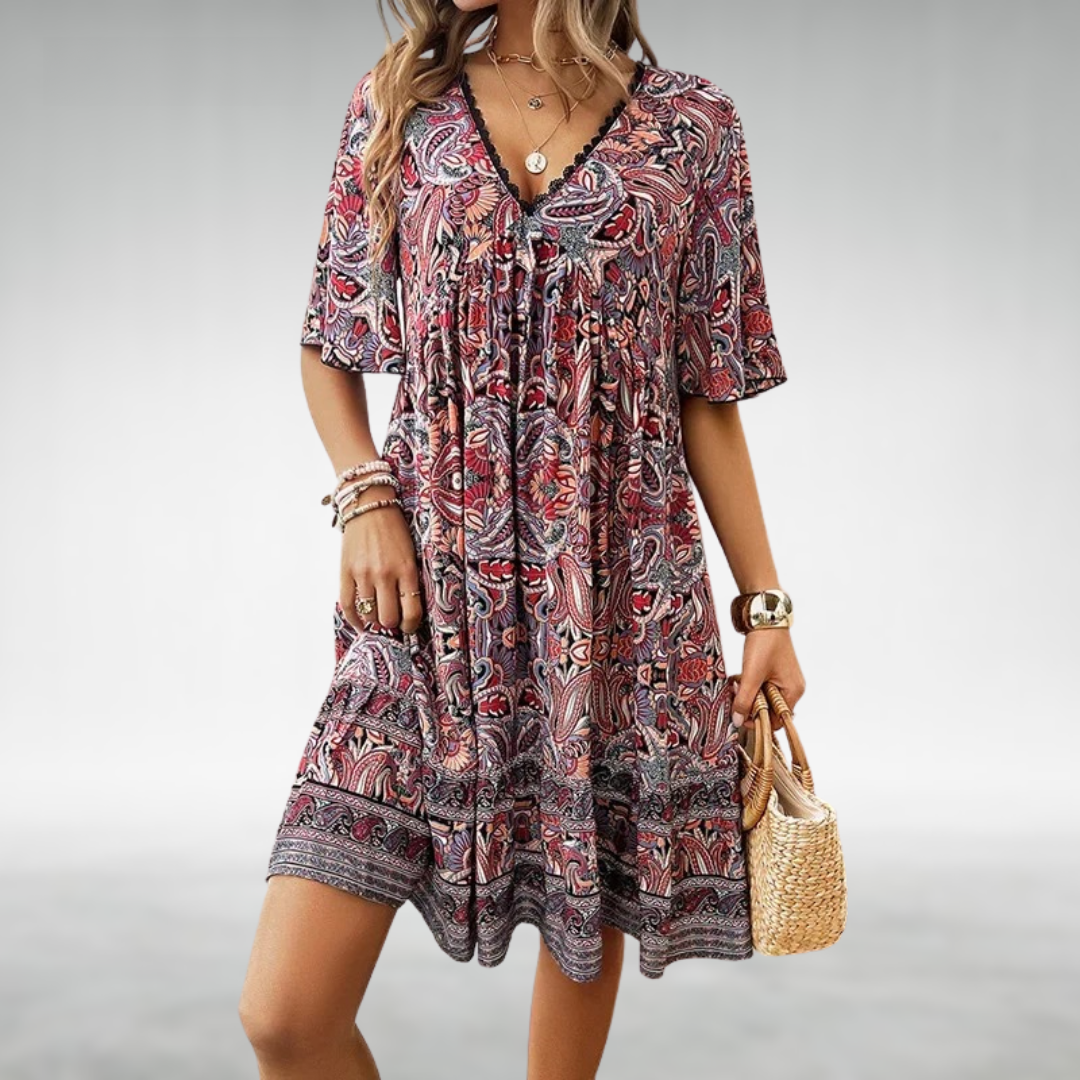 Boho Swing Dress for Women