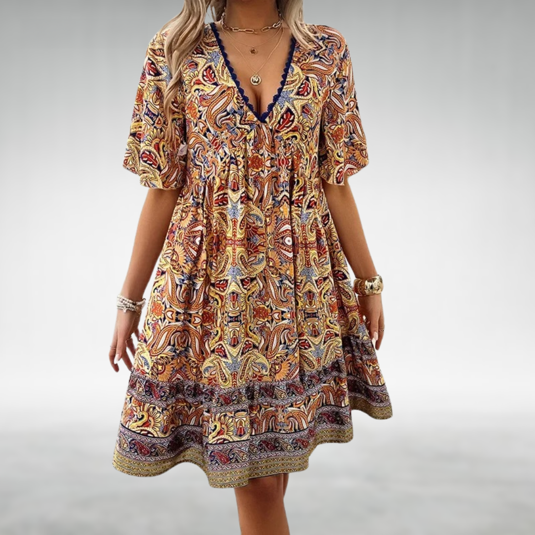 Boho Swing Dress for Women